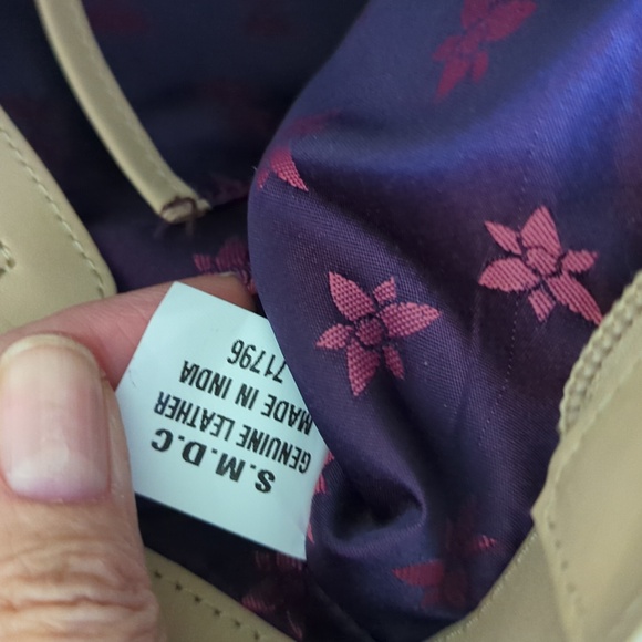 Anuschka Hand-Painted and Embroidered LeatherLarge Tote-Bird Song - Picture 5 of 5